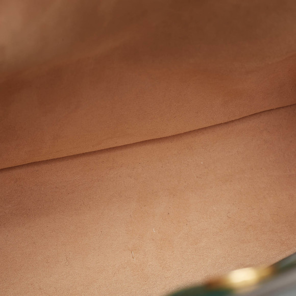 GUCCI Green Leather Bamboo Diana Tote - Picture 7 of 8